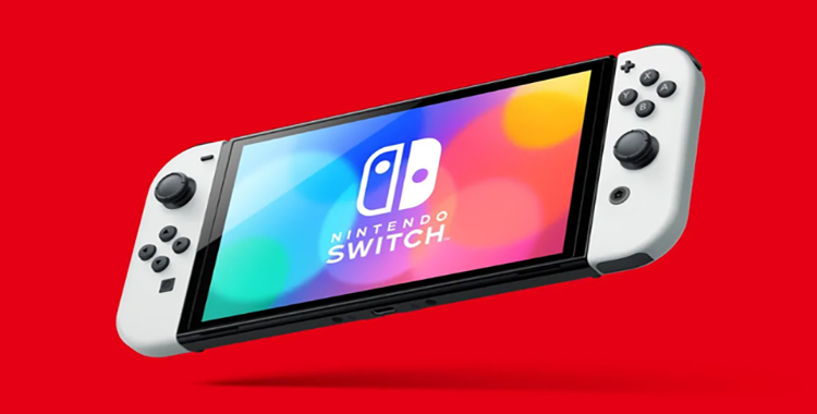 新型任天堂Nintendo Switch主机NS OLED屏幕7寸64G内存